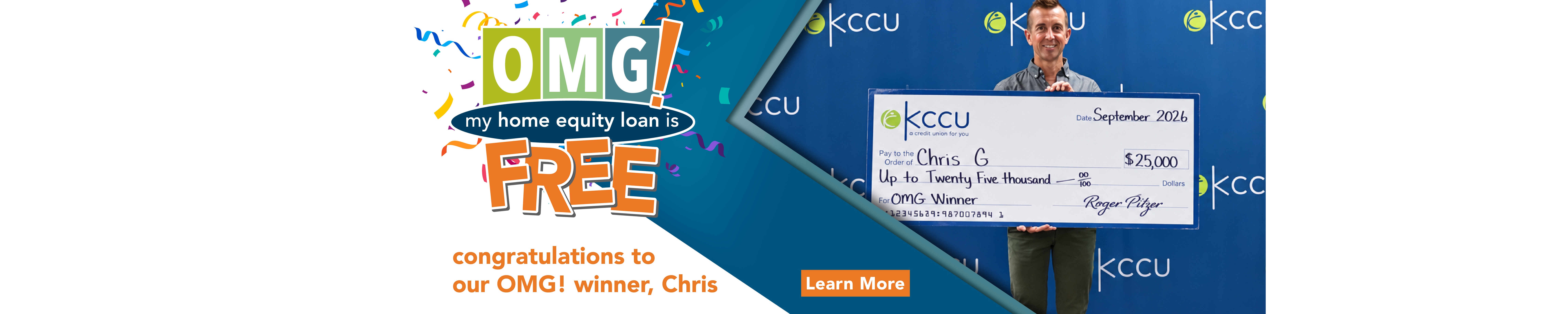 2026 OMG! My Home Equity Loan is FREE! Raffle Winner, Chris