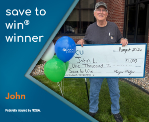 Save to Win Winner - John